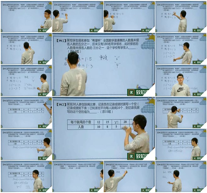 六年级 数学 考前培训100题课程视频缩略图